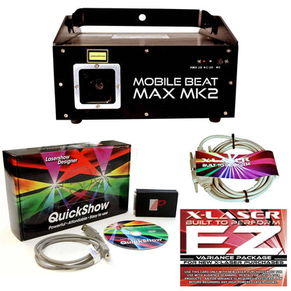 X-Laser Mobile Beat MAX MK2 Bundle with Quickshow - PSSL ProSound and Stage Lighting