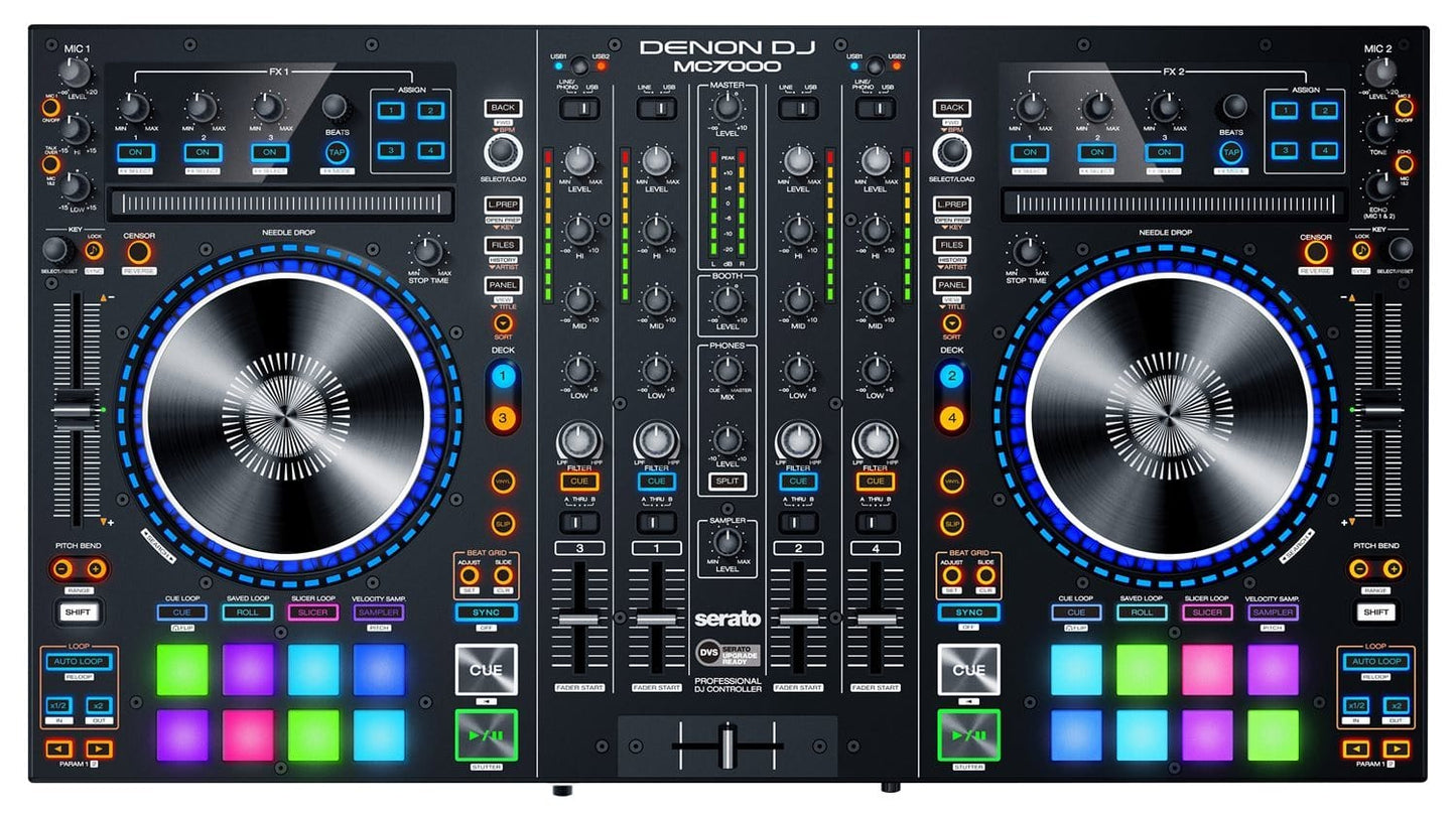 Denon DJ MC7000 4-Channel Serato DJ Controller - PSSL ProSound and Stage Lighting