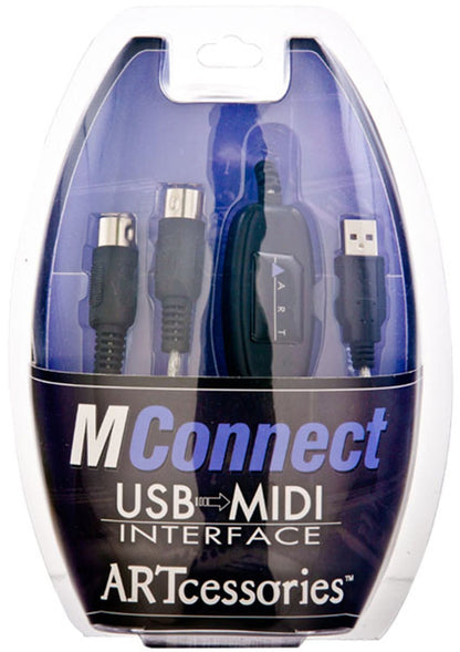 ART MConnect MiDI In/Out Via USB Cable - PSSL ProSound and Stage Lighting