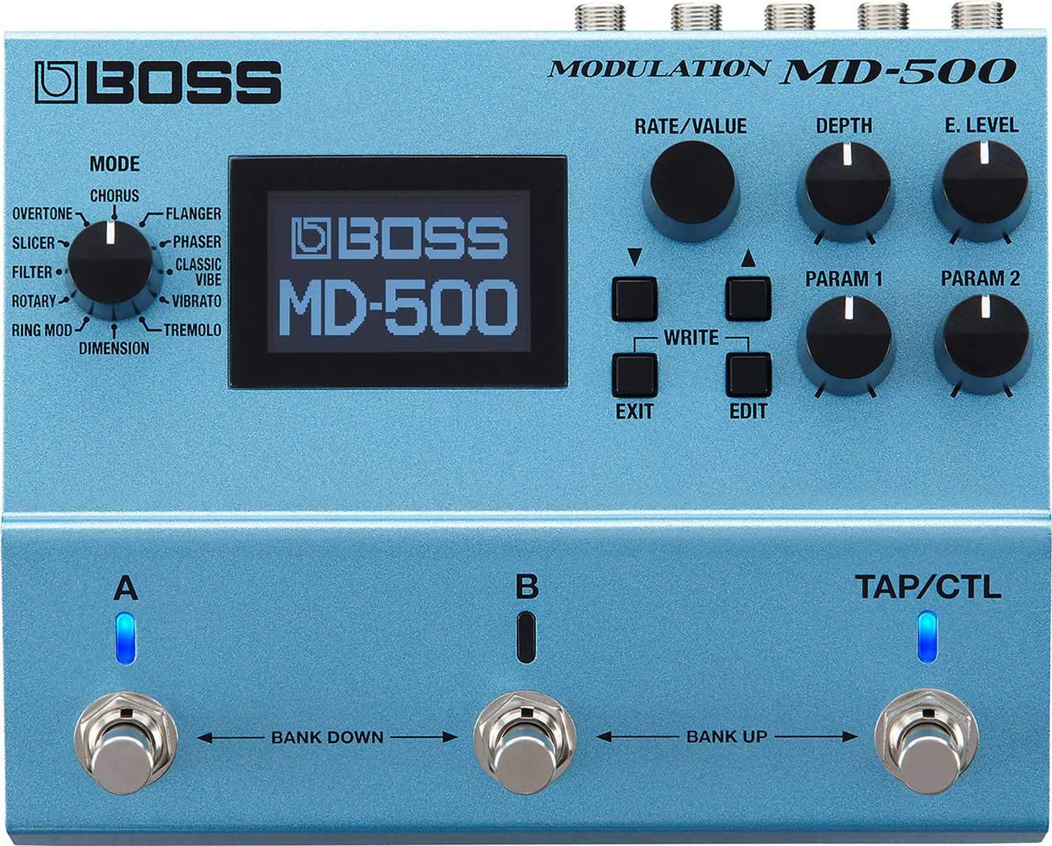 Boss MD-500 Modulation Effects Guitar Pedal - PSSL ProSound and Stage Lighting