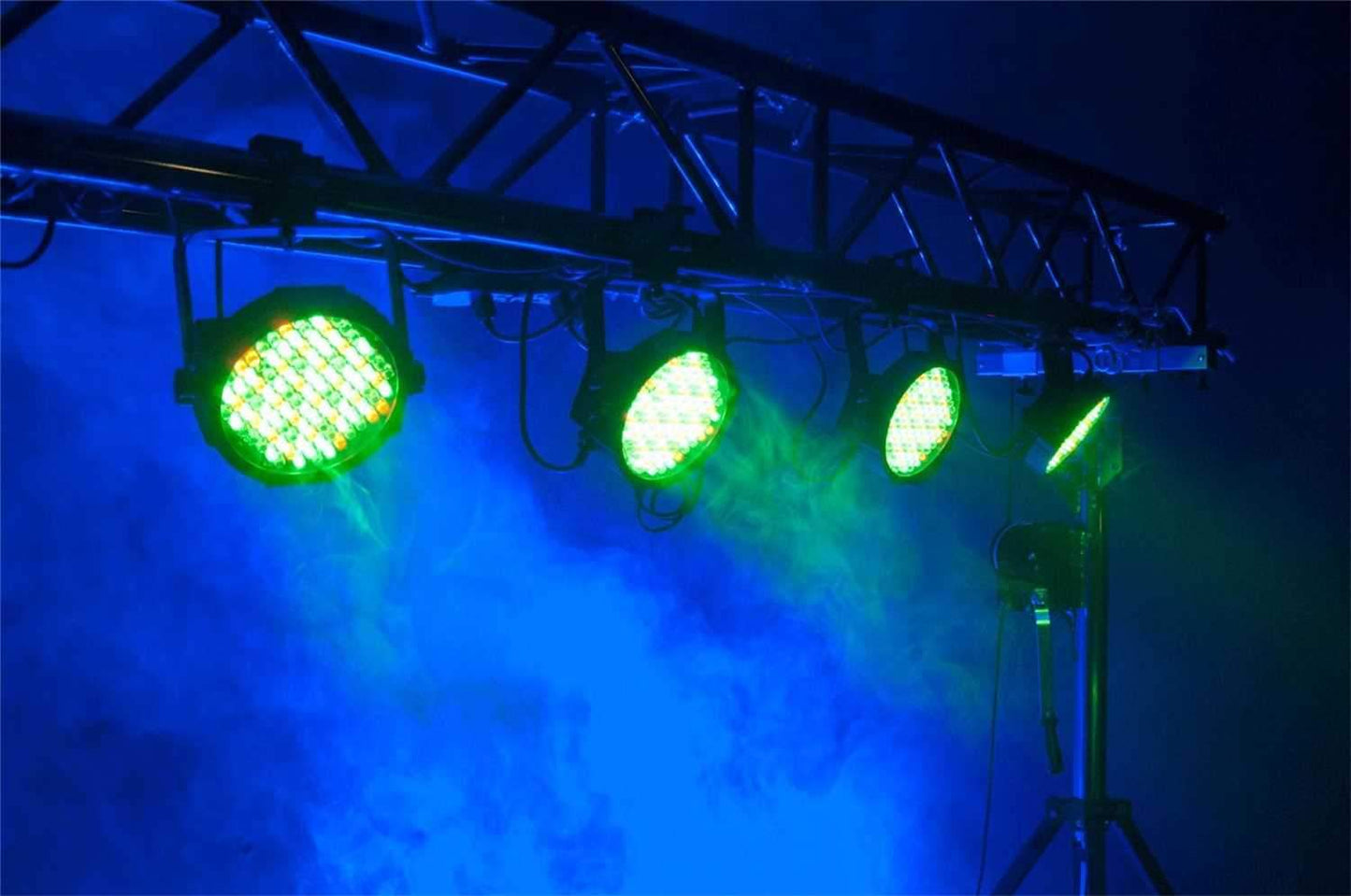 American DJ Mega Flat Pak 8 LED Par Light System - PSSL ProSound and Stage Lighting