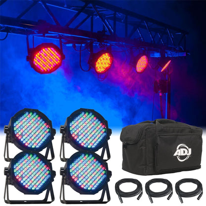 American DJ Mega Flat Pak LED Par Light System - PSSL ProSound and Stage Lighting