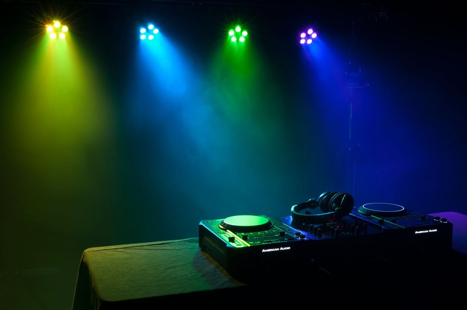 ADJ American DJ Mega Flat TRI Plus Pak LED Light Pack - PSSL ProSound and Stage Lighting