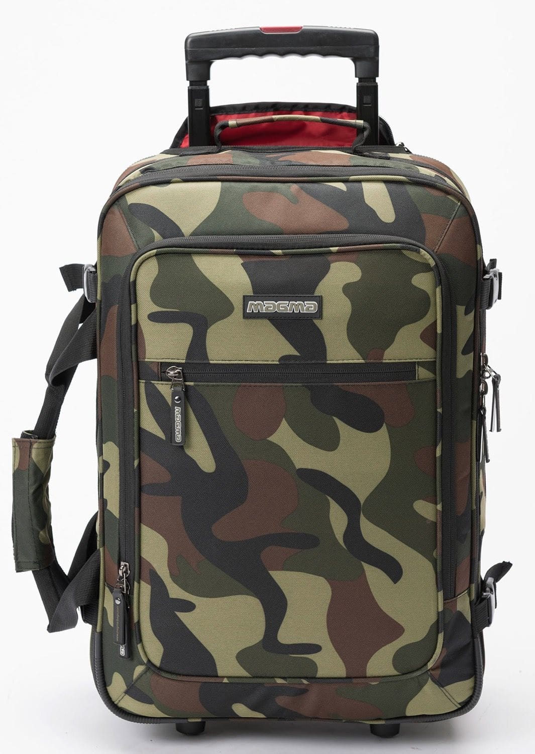 Magma MGA47886 DIGI Carry-On Trolley Camo - Green/Red - PSSL ProSound and Stage Lighting
