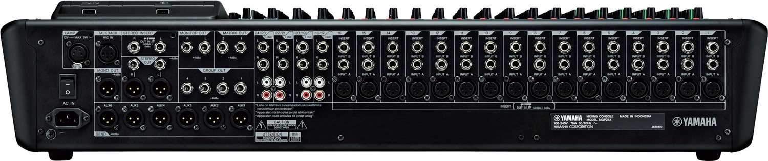 Yamaha MGP24X 24-Input 4-bus PA Mixer with USB - PSSL ProSound and Stage Lighting
