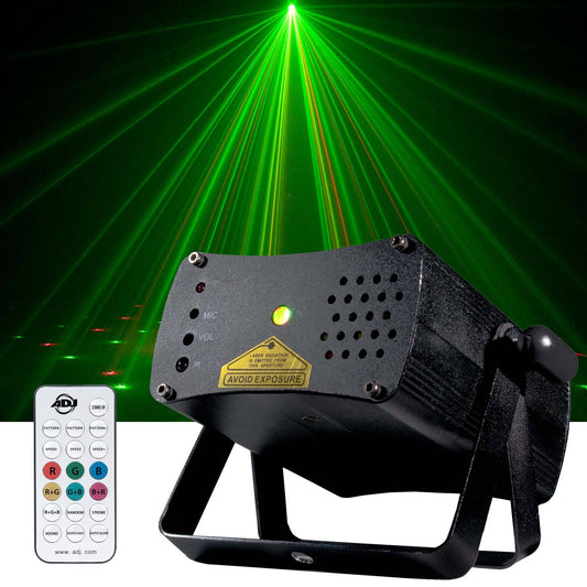 ADJ American DJ Micro Galaxian II Red & Green Laser Effect Light - PSSL ProSound and Stage Lighting