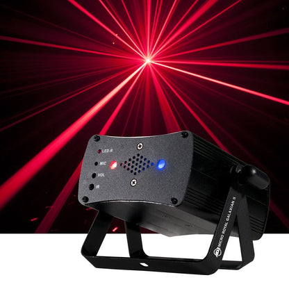 ADJ American DJ Micro Royal Galaxian II Blue and Red FX Laser - PSSL ProSound and Stage Lighting