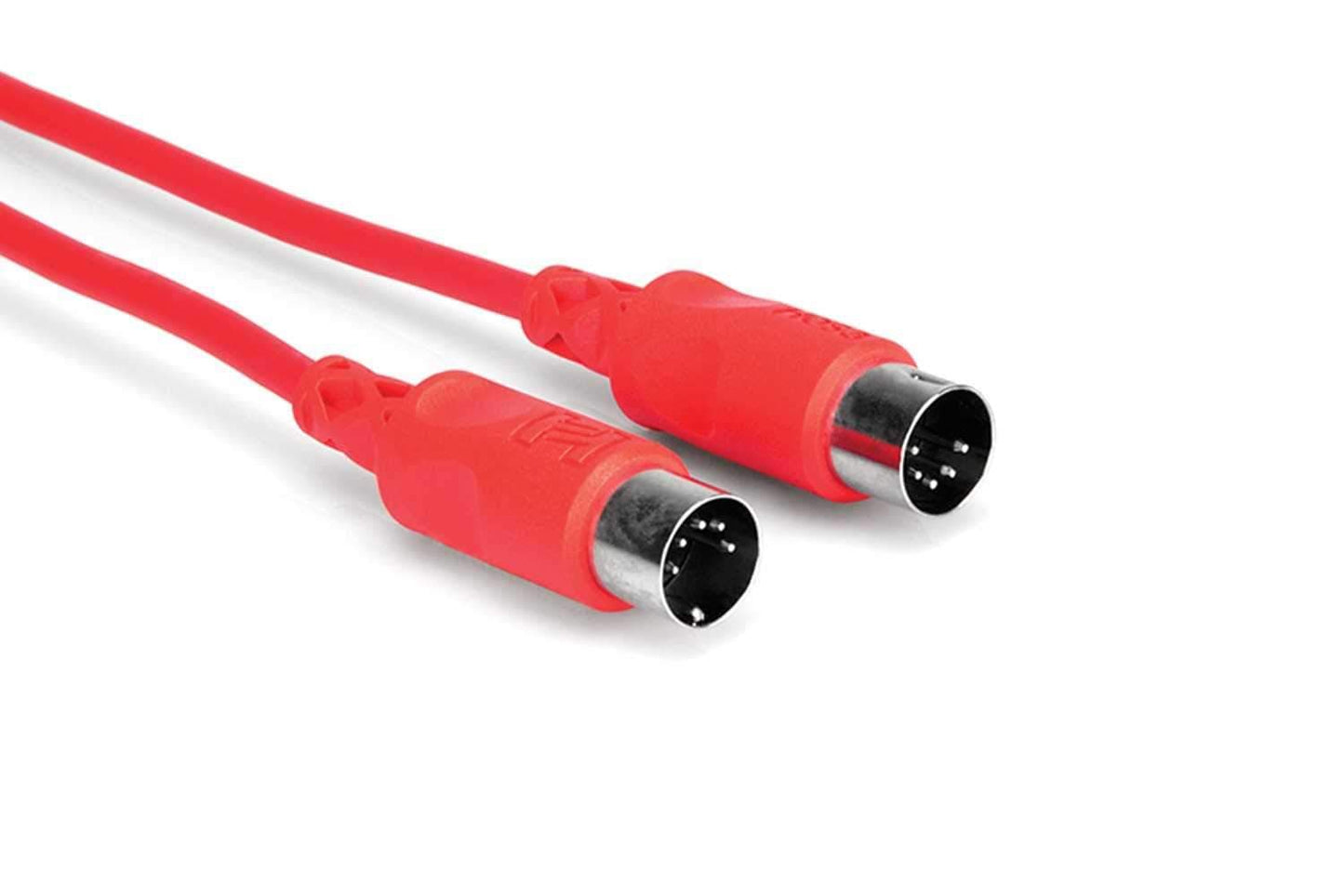 Hosa MID-310RD MIDI Cable 5-pin DIN to Same 10 Ft - Red - PSSL ProSound and Stage Lighting