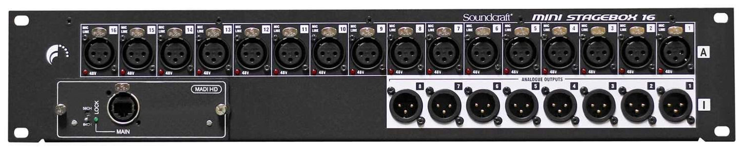 Soundcraft Mini Stagebox 16 Digital Stagebox with MADI Card - PSSL ProSound and Stage Lighting
