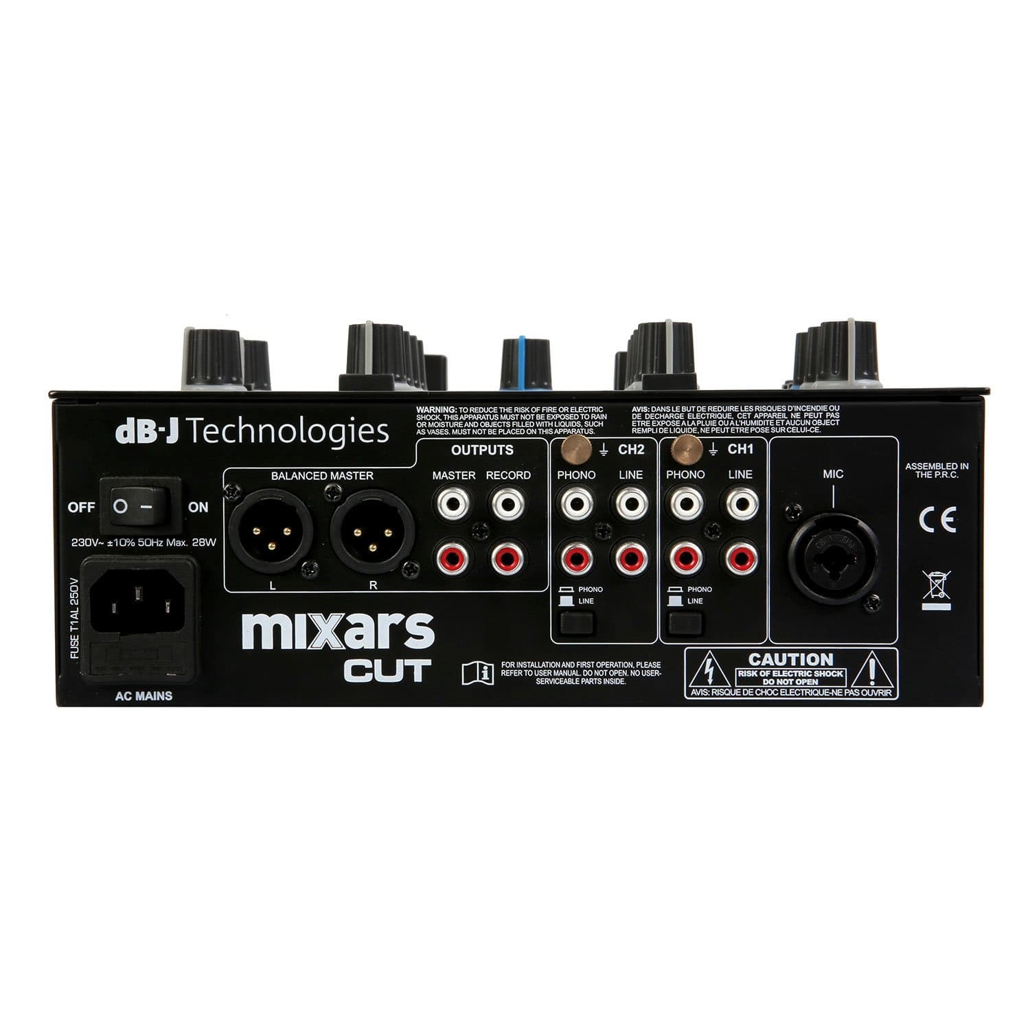 Mixars CUT MKII 2-Channel Mixer with Galileo Crossfader - PSSL ProSound and Stage Lighting