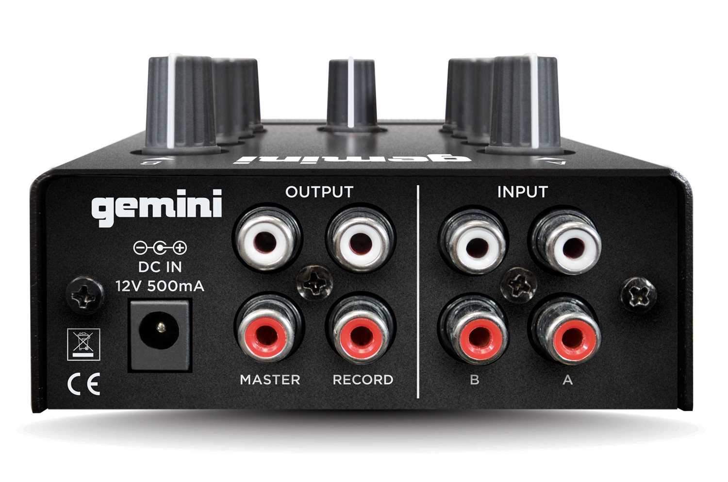 Gemini MM1 2 Channel Analog Mini DJ Mixer - PSSL ProSound and Stage Lighting
