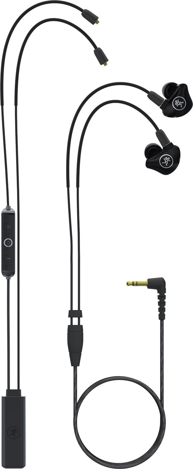 Mackie MP 120 BTA In Ear Monitors with BT Adapter - PSSL ProSound and Stage Lighting