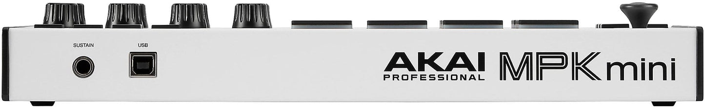 Akai MPK MINI 3 Portable USB Keyboard SE White - PSSL ProSound and Stage Lighting