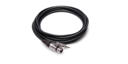 Hosa MXM-025 XLR3F to 3.5mm TRS 25ft Mic Cable - PSSL ProSound and Stage Lighting
