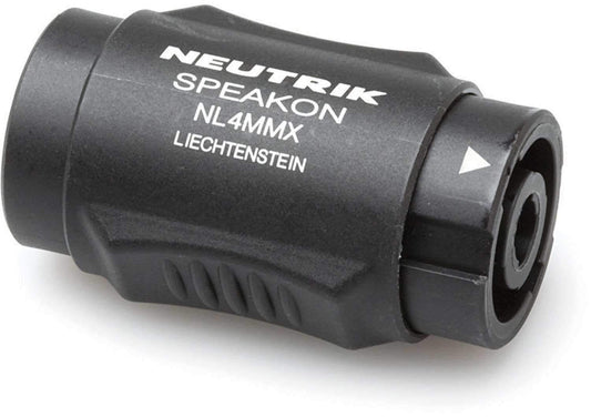 Neutrik NL4MMX 4-Pole Speakon Coupler Connector - PSSL ProSound and Stage Lighting