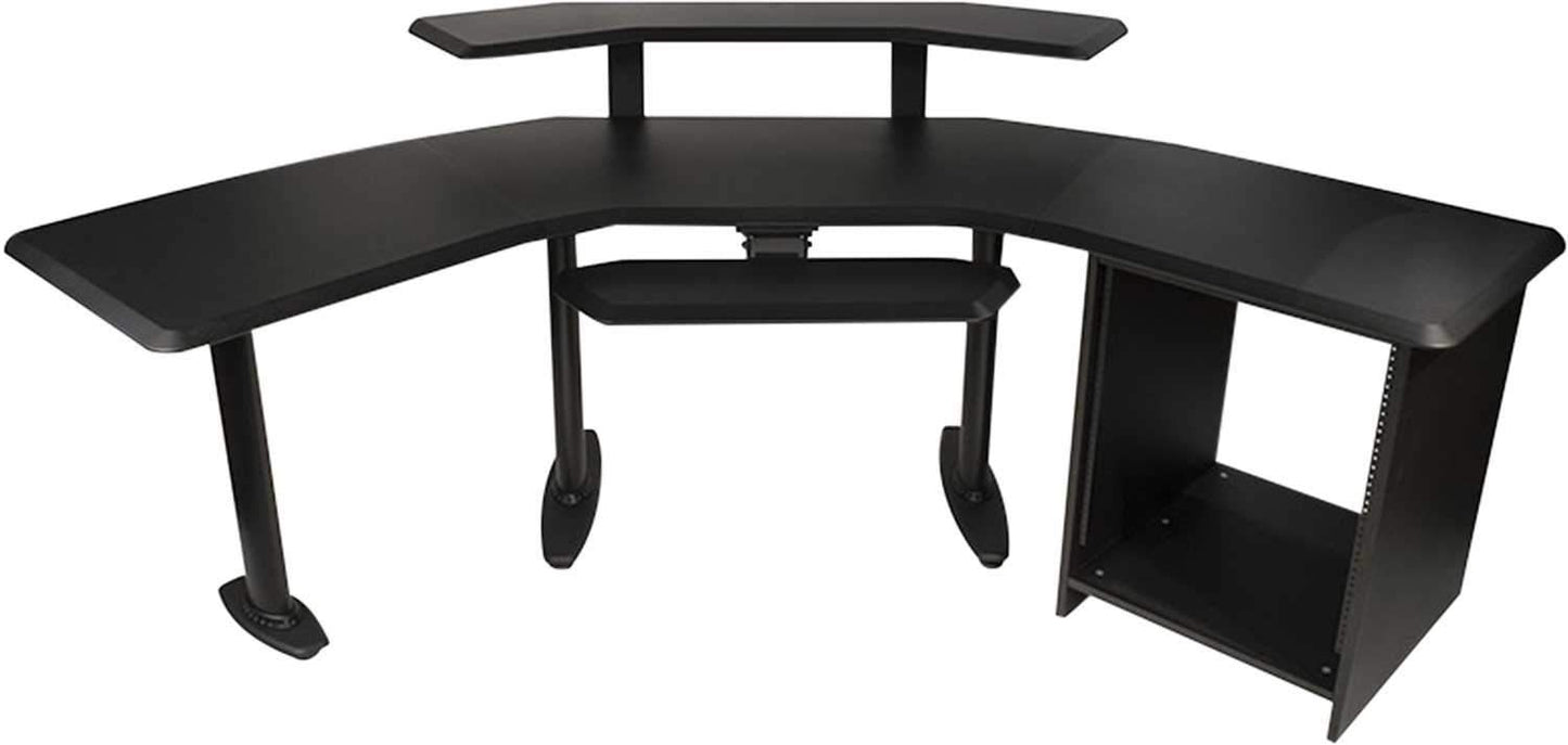 Ultimate Nucleus Studio Desk with 2nd Tier & Rack - PSSL ProSound and Stage Lighting