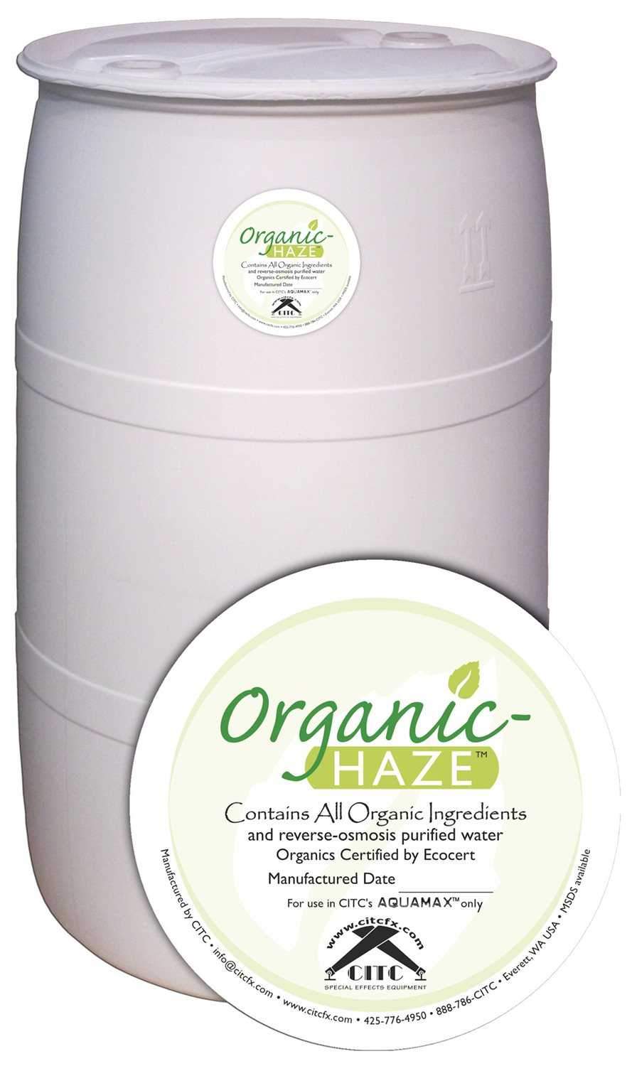 CITC Organic Water-Based Haze Fluid 1 Gallon - PSSL ProSound and Stage Lighting