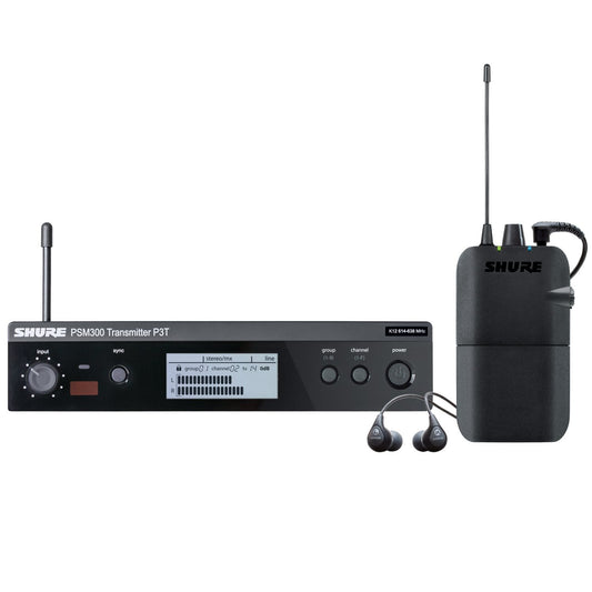 Shure PSM300 In-Ear Wireless System with SE112-GR - PSSL ProSound and Stage Lighting