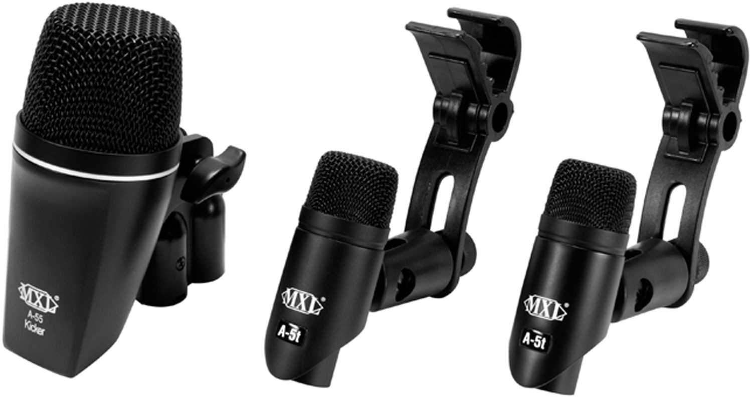 MXL PA-5K 3-Piece Dynamic Drum Microphone Kit