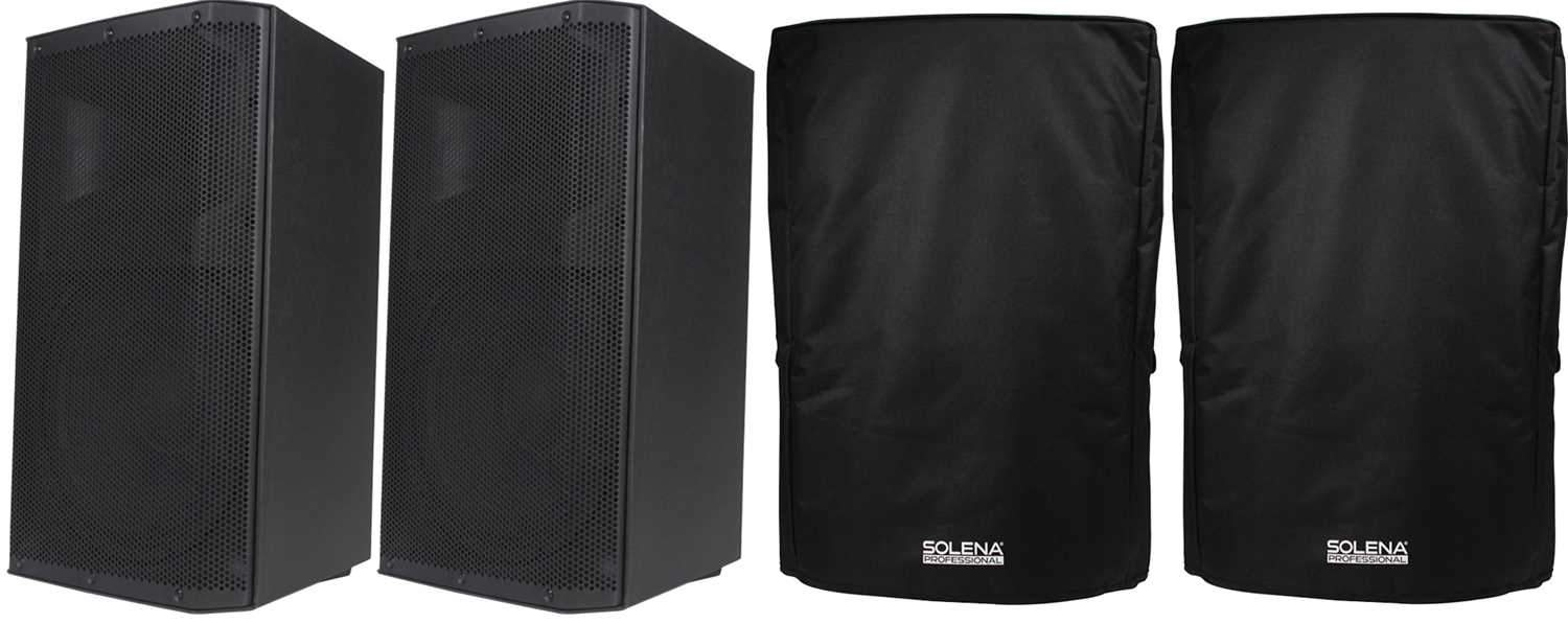 American Audio ATX-15W 15-Inch Powered Speaker Pair with Covers - PSSL ProSound and Stage Lighting