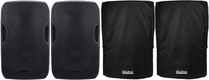 American Audio ELS-GO 15BT 15-Inch Powered Speaker Pair with Covers - PSSL ProSound and Stage Lighting