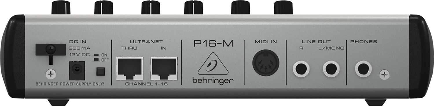 Behringer Powerplay P16-M Digital Personal Mixer 2-Pack with Brackets - PSSL ProSound and Stage Lighting