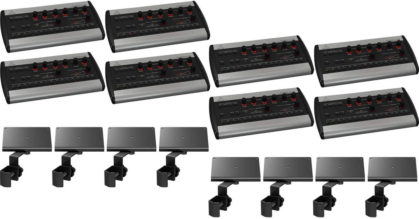Behringer Powerplay P16-M Digital Personal Mixer 8-Pack with Brackets - PSSL ProSound and Stage Lighting
