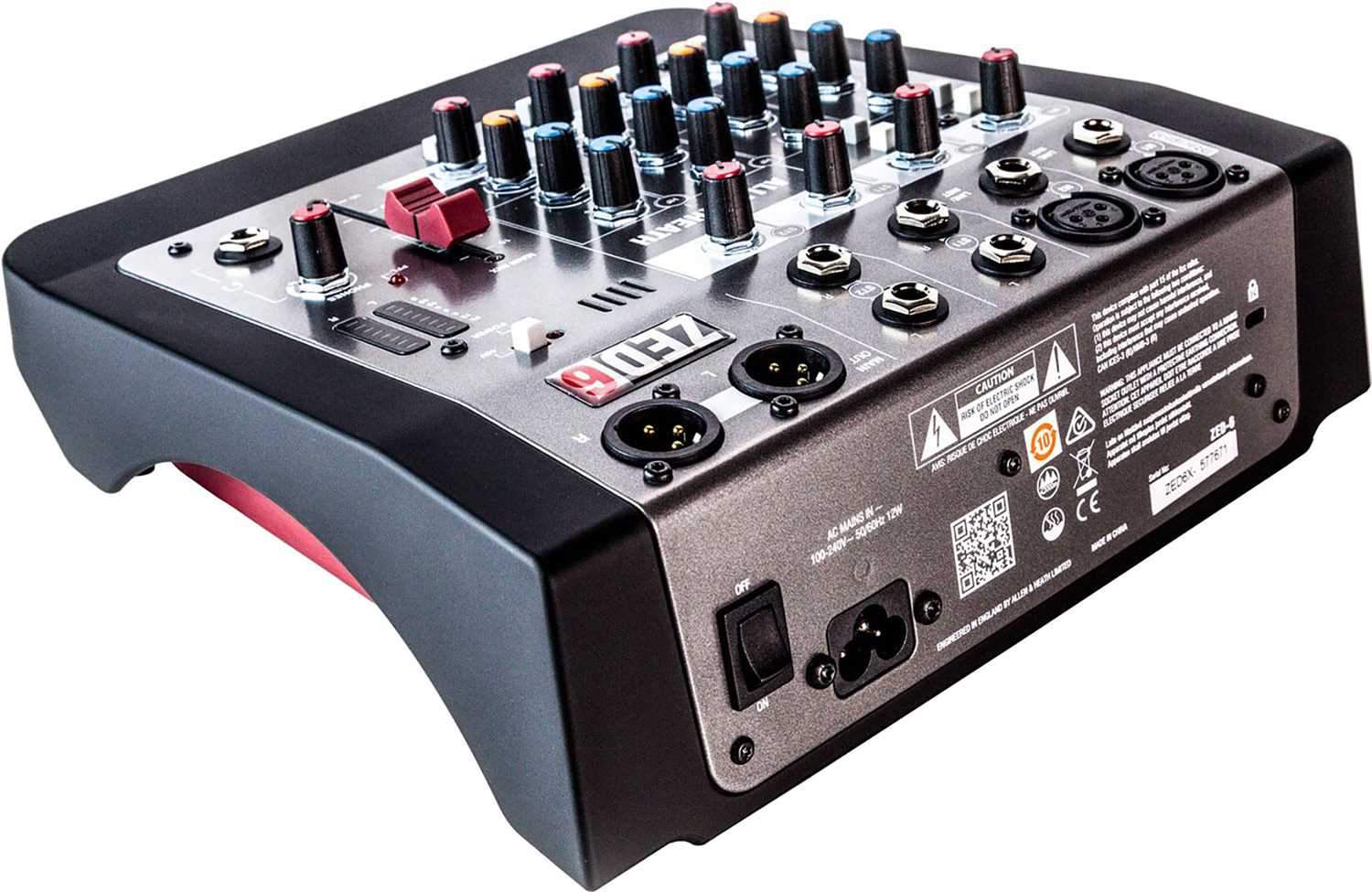Allen & Heath ZED6 6-Channel Mixer with Gator Bag - PSSL ProSound and Stage Lighting