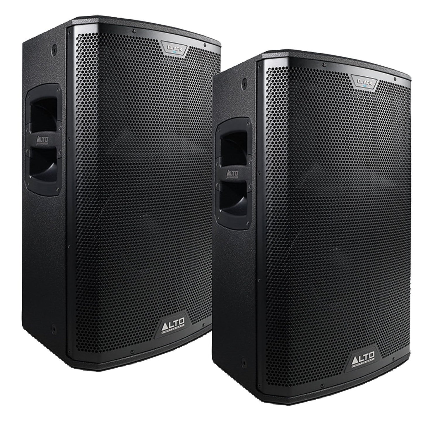 Alto Professional Black 15 15-Inch Powered Speaker Pair - PSSL ProSound and Stage Lighting