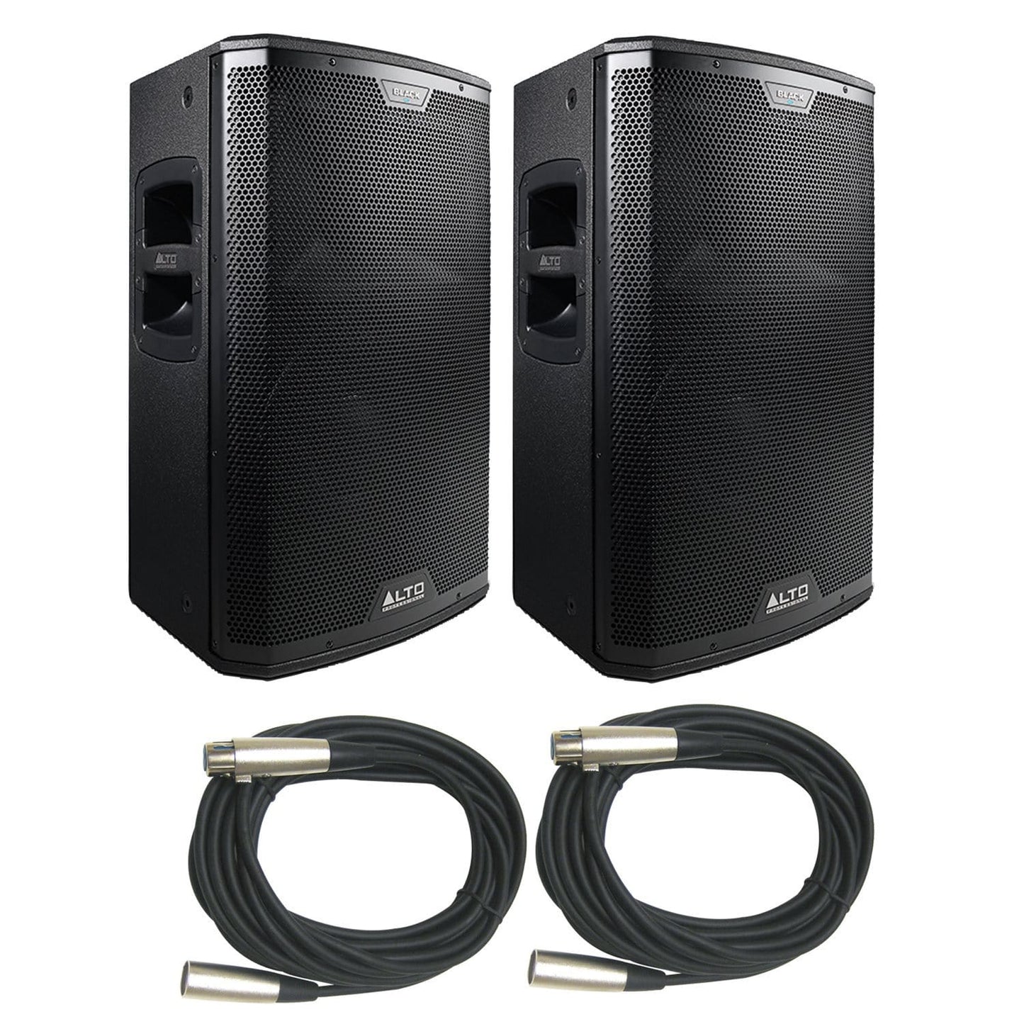 Alto Professional Black 12 12-Inch Powered Speaker Pair - PSSL ProSound and Stage Lighting