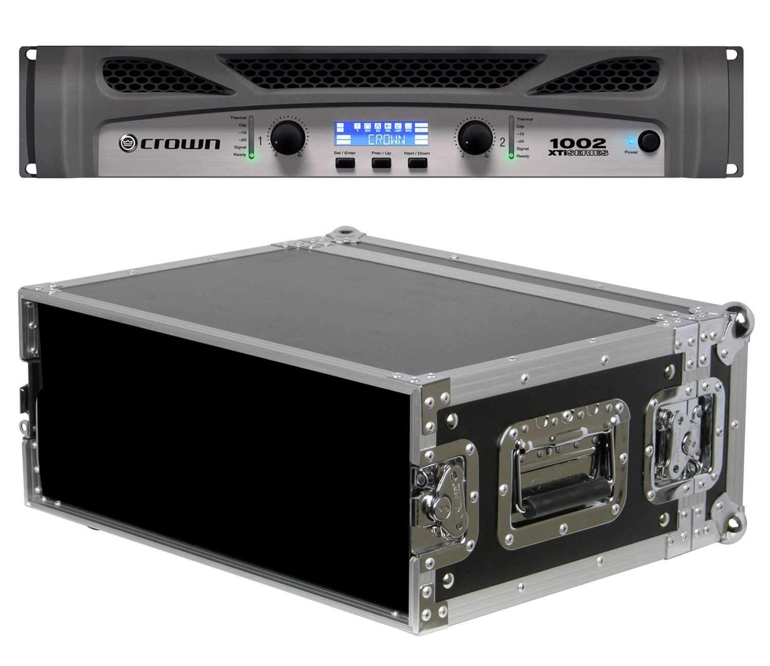 Crown XTI1002 Power Amplifier with Rack Case - PSSL ProSound and Stage Lighting