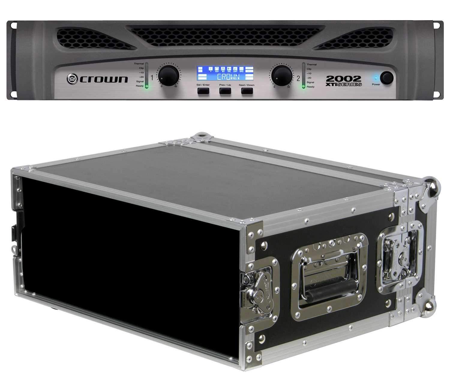 Crown XTI2002 Power Amplifier with Rack Case - PSSL ProSound and Stage Lighting