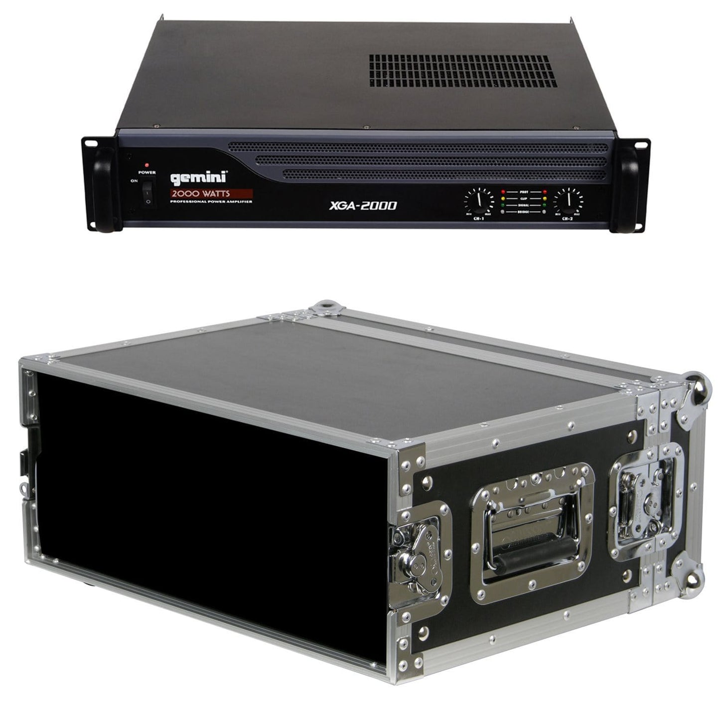 Gemini XGA2000 Power Amplifier with Rack Case - PSSL ProSound and Stage Lighting