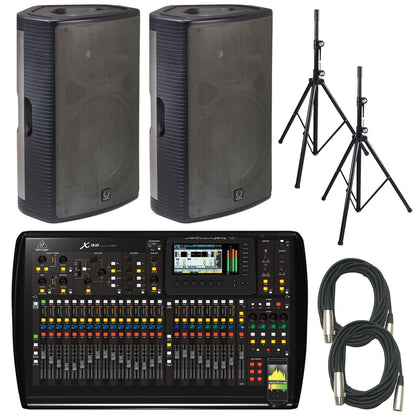 Behringer X32 Digital Mixer & (2) Turbosound M15 Powered Speakers - PSSL ProSound and Stage Lighting