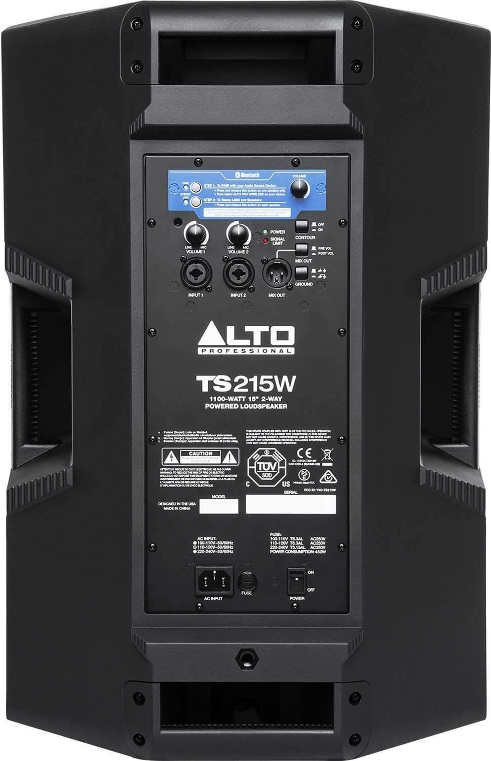 Alto Professional TS215W Wireless Powered Speakers (2) with Stands & Cables - PSSL ProSound and Stage Lighting