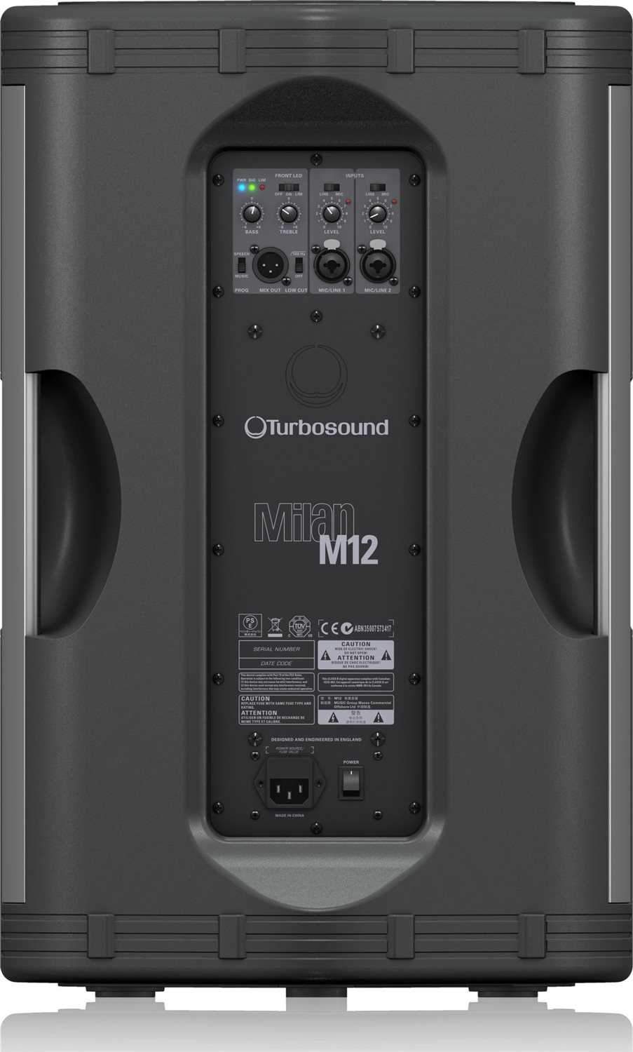 Turbosound Milan M12 12-Inch Powered Speakers with Gator Stands - PSSL ProSound and Stage Lighting