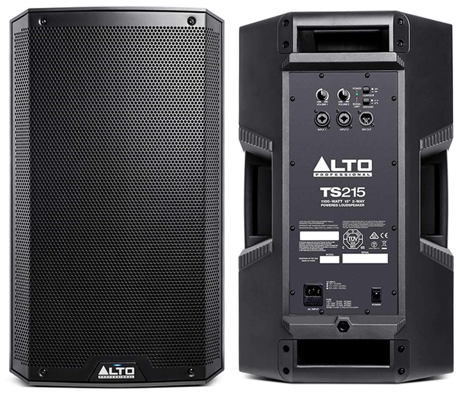 Alto Professional TS215 15-Inch Powered Speakers with Covers - PSSL ProSound and Stage Lighting