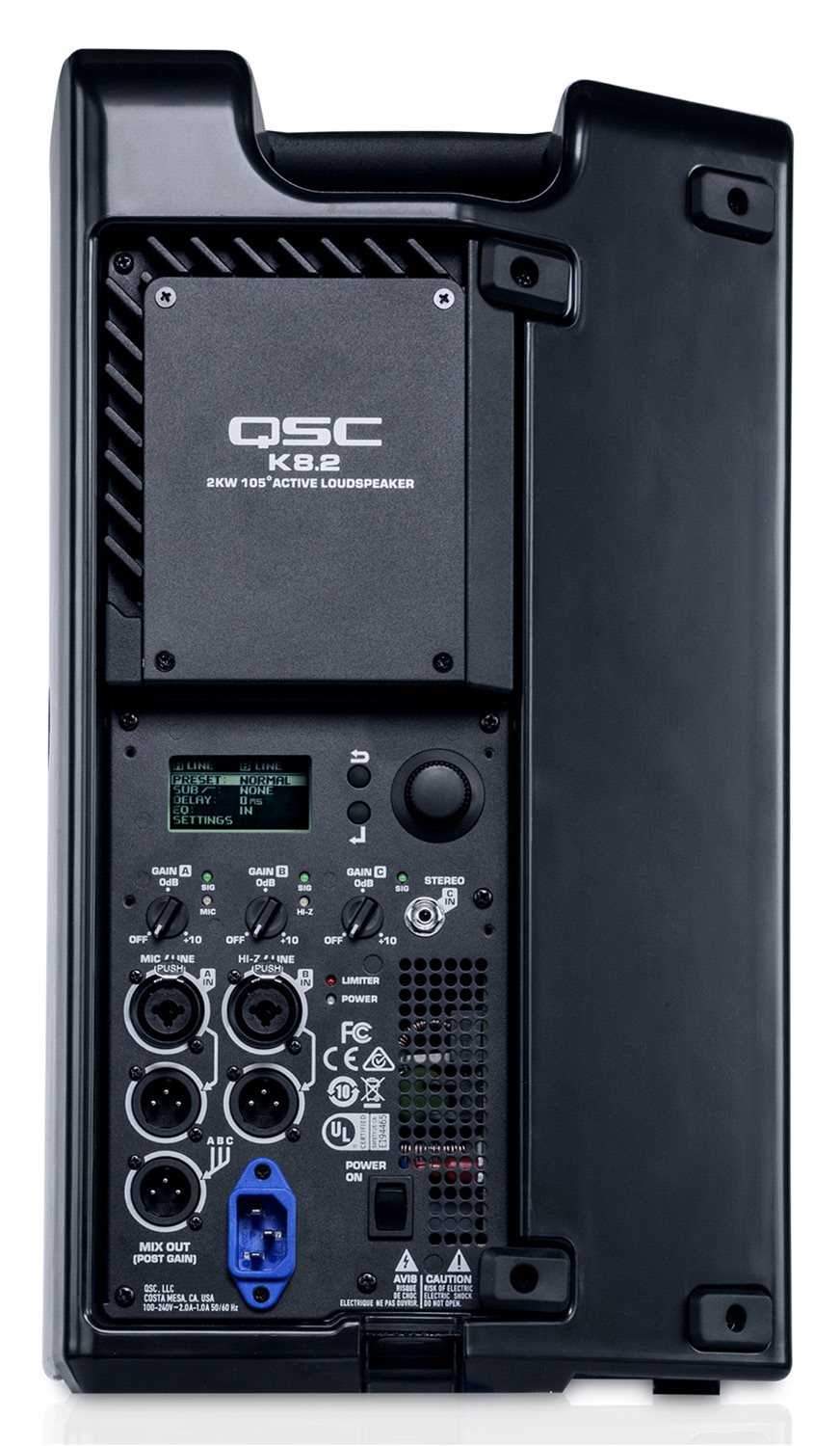 QSC K8.2 Powered Speaker with Shure BLX24-PG58 - PSSL ProSound and Stage Lighting