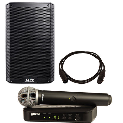 Alto Professional Professional TS212 Powered Speaker with BLX24-PG58 Wireless Mic System - PSSL ProSound and Stage Lighting