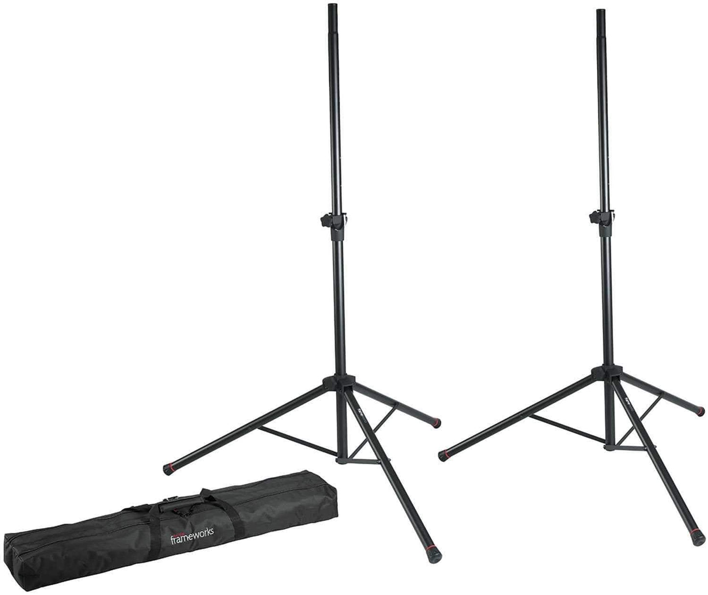 Mackie Thump12A Powered Speakers with Gator Speaker Stands & Tote Bags - PSSL ProSound and Stage Lighting