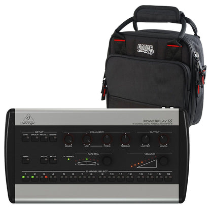 Behringer P16-M Personal Mixer with Gator Bag - PSSL ProSound and Stage Lighting