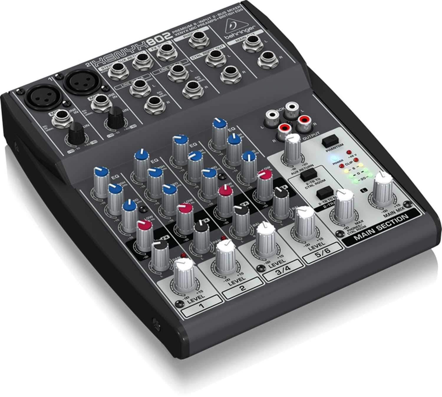 Behringer Xenyx 802 4-Channel Mixer with Gator Bag - PSSL ProSound and Stage Lighting