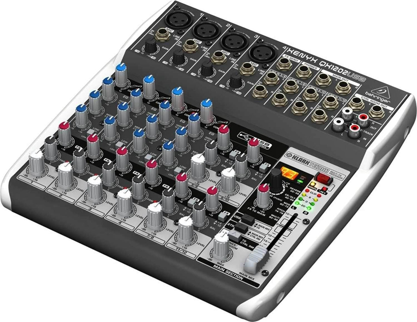 Behringer Xenyx QX1202USB 12-Input USB Audio Mixer with Gator Bag - PSSL ProSound and Stage Lighting