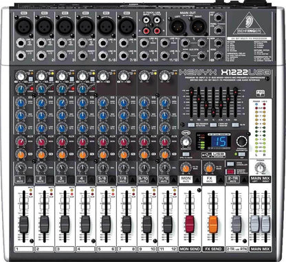 Behringer Xenyx X1222USB 12-Channel Mixer with Gator Bag - PSSL ProSound and Stage Lighting