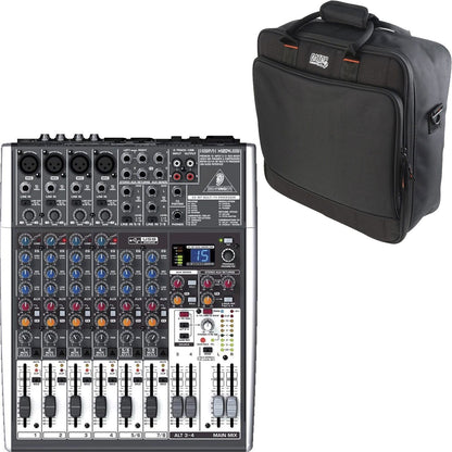 Behringer Xenyx QX1204USB 12-Input Audio Mixer with Gator Bag - PSSL ProSound and Stage Lighting