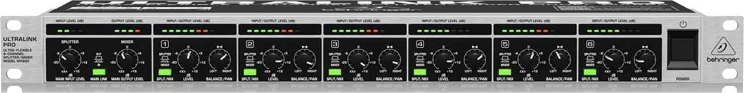Behringer Ultralink MX-882 Mixer/Splitter with Gator Bag - PSSL ProSound and Stage Lighting