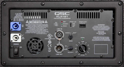 QSC KLA12-BK Line Array Speakers & KLA181-BK Sub with Stands & Totes - PSSL ProSound and Stage Lighting