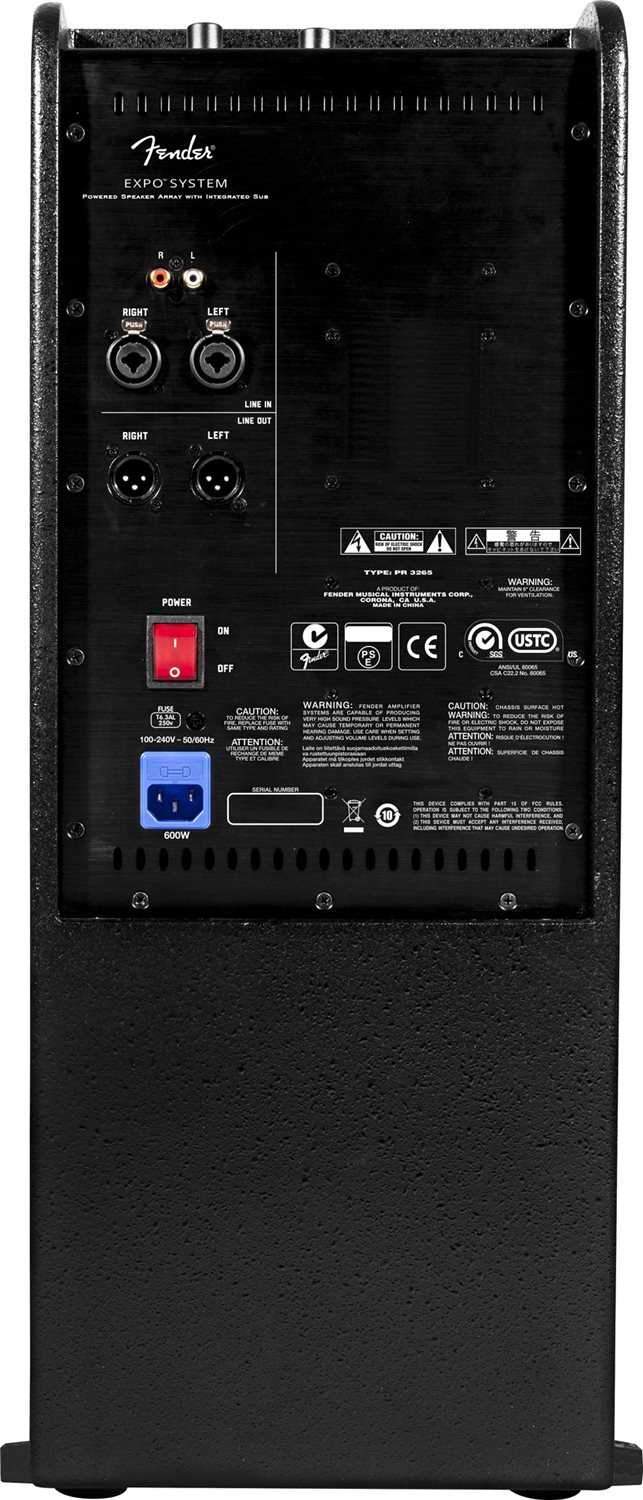Fender Passport Expo Powered Portable Array PA - PSSL ProSound and Stage Lighting