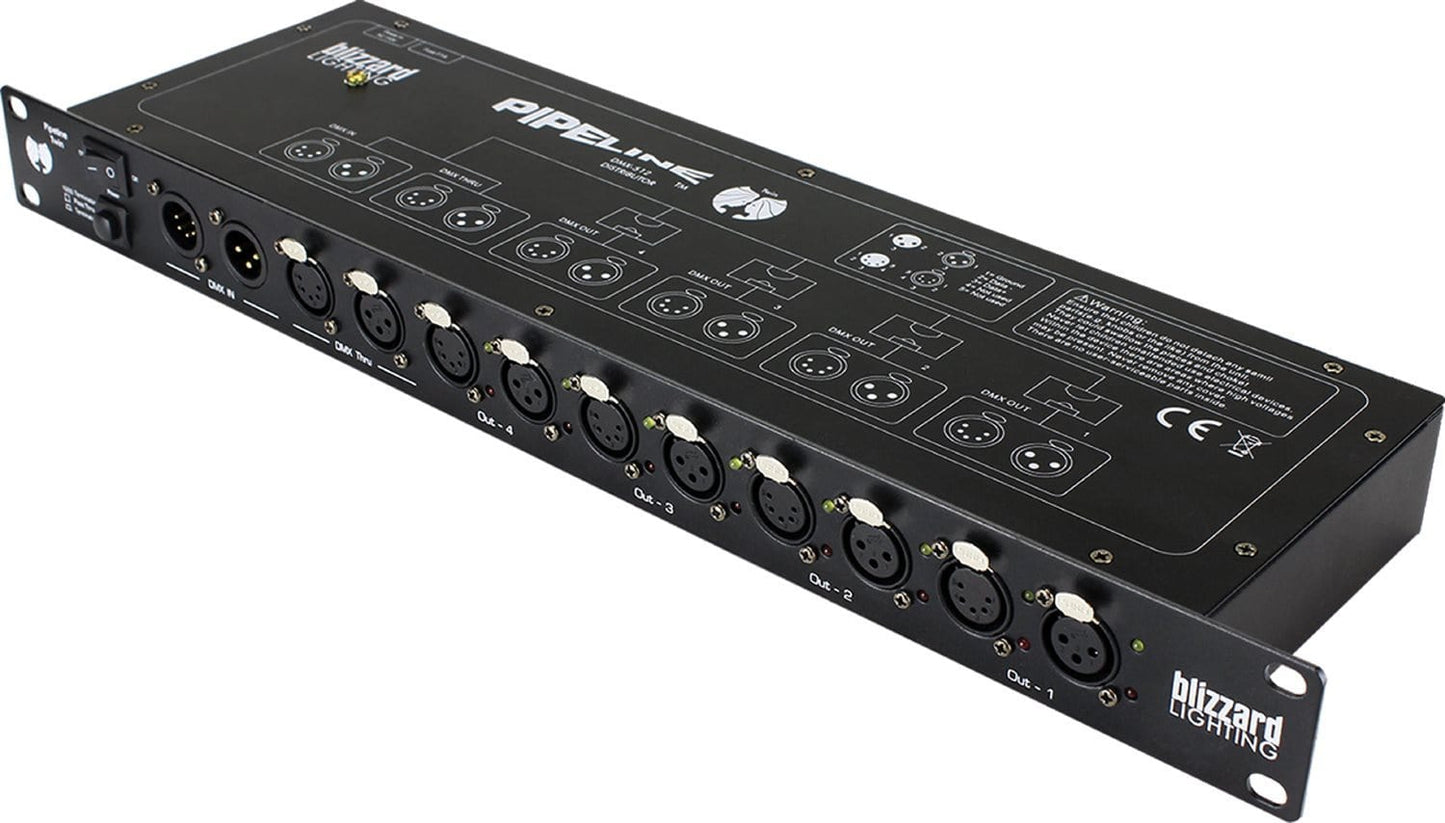 Blizzard PipeLine Twin DMX Splitter & Amplifier - PSSL ProSound and Stage Lighting