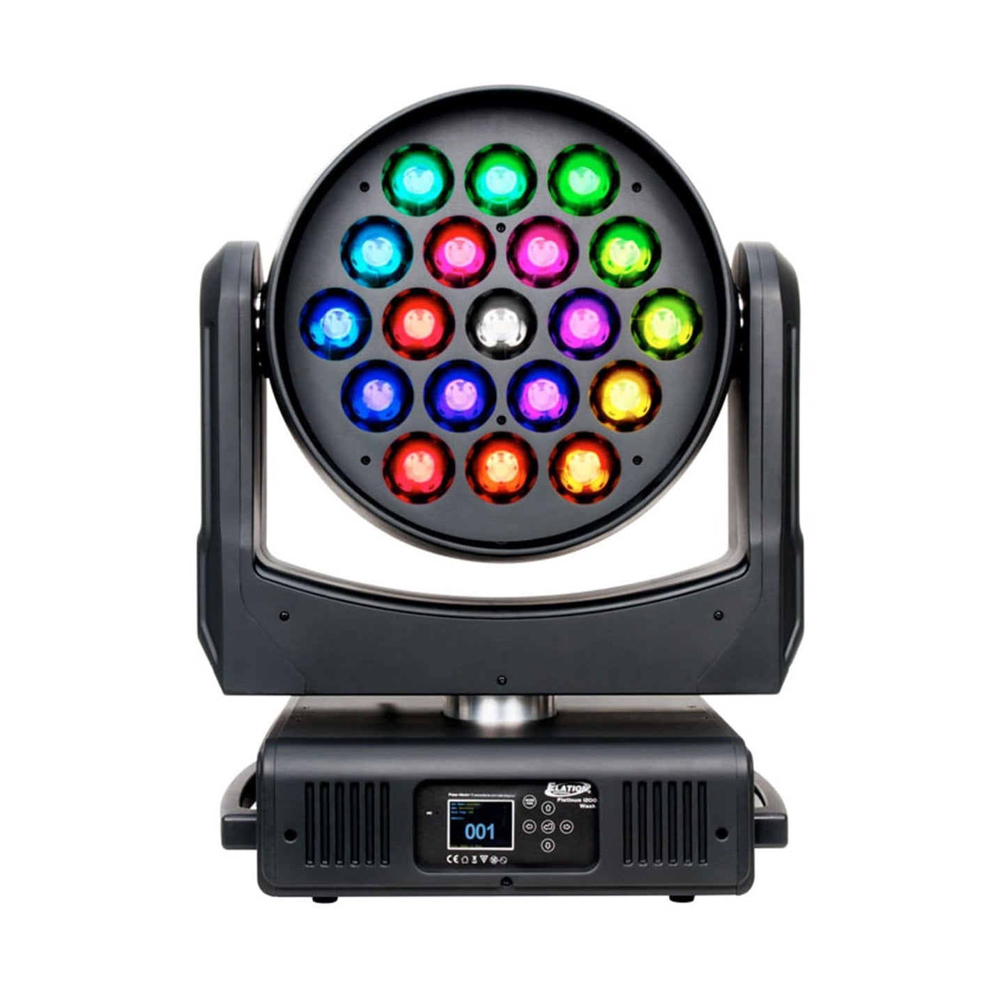 Elation Platinum 1200 19x65-Watt LED Moving Head Wash Light - PSSL ProSound and Stage Lighting